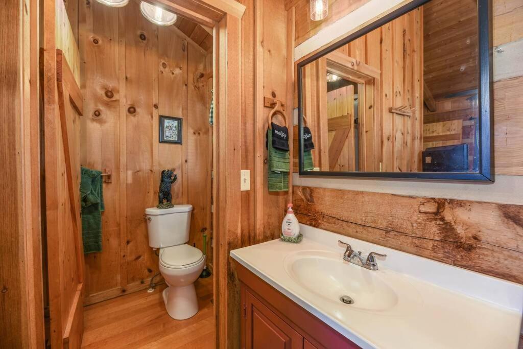 View! Cozy, Private, Fireplace, Hot Tub Log Cabin, Honeymoon! Sevierville Ngoại thất bức ảnh